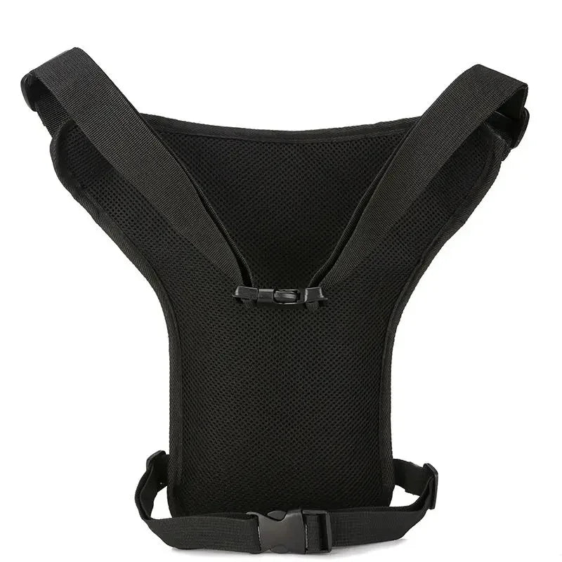 Rider Motorcycle Leg Bag for Men Nylon Cross Body Military Multi-Pockets Male Messenger Shoulder Waist Fanny Pack Bags