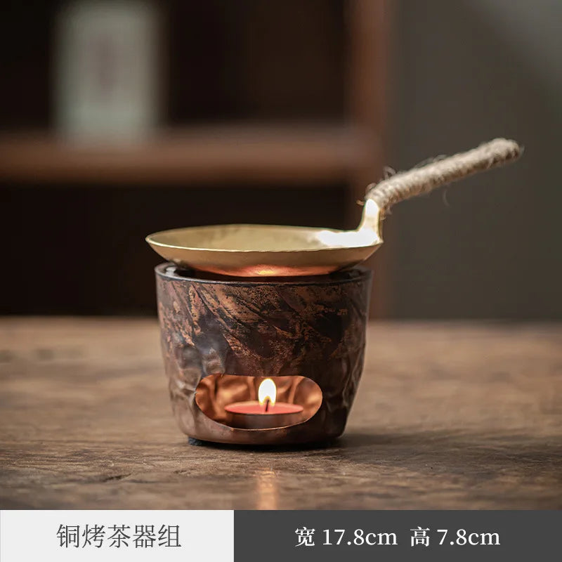 Roasted Tea Roasted Tea Ware Orange Fried Tea Boiled Tea Warm Tea Heating Tea Baking Tea Stove Candle Holder Incense Lifter Ro