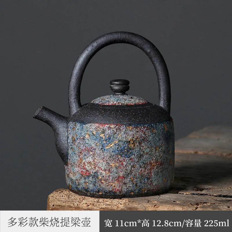 Rock Mine Firewood Tea Kettle Ceramic Household Kung Fu Tea Set Teapot Tea Cooker Tea Kettle Single Teapot