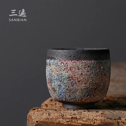 Rock Mine Tea Cup Japanese Famous Weng Murakura Tea Cup Taiwan Old Rock Clay Kung Fu Tea Set Master Single Cup