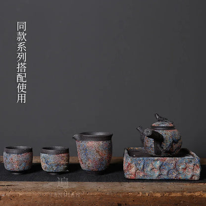 Rock Mine Tea Cup Japanese Famous Weng Murakura Tea Cup Taiwan Old Rock Clay Kung Fu Tea Set Master Single Cup