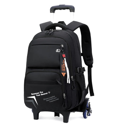Rolling Children School Bag with Wheels For boys School Backpack Trolley Luggage Bag wheeled backpack Students Backpack