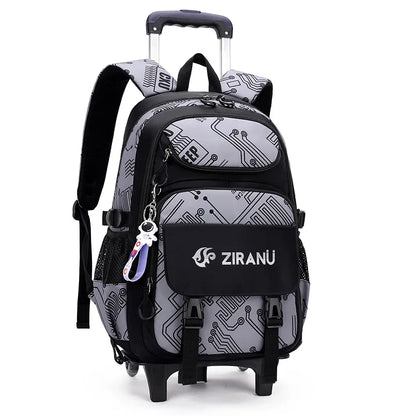 Rolling Children School Bag with Wheels For boys School Backpack Trolley Luggage Bag wheeled backpack Students Backpack