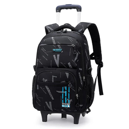 Rolling Children School Bag with Wheels For boys School Backpack Trolley Luggage Bag wheeled backpack Students Backpack