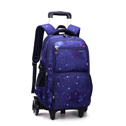 Rolling Children School Bag with Wheels For boys School Backpack Trolley Luggage Bag wheeled backpack Students Backpack