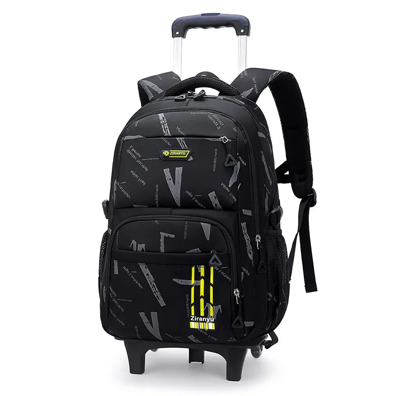 Rolling Children School Bag with Wheels For boys School Backpack Trolley Luggage Bag wheeled backpack Students Backpack