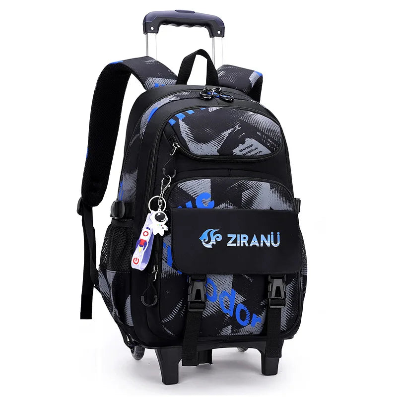 Rolling Children School Bag with Wheels For boys School Backpack Trolley Luggage Bag wheeled backpack Students Backpack