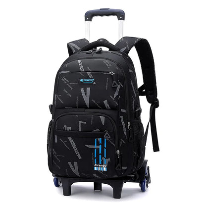 Rolling Children School Bag with Wheels For boys School Backpack Trolley Luggage Bag wheeled backpack Students Backpack