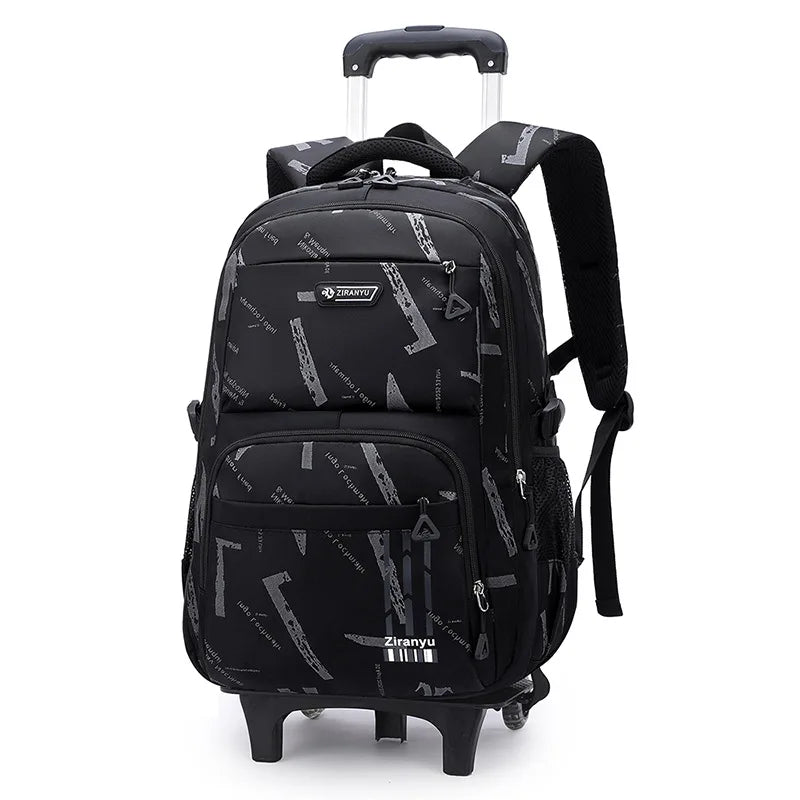 Rolling Children School Bag with Wheels For boys School Backpack Trolley Luggage Bag wheeled backpack Students Backpack
