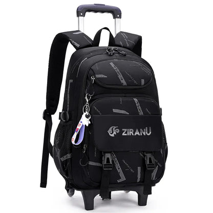 Rolling Children School Bag with Wheels For boys School Backpack Trolley Luggage Bag wheeled backpack Students Backpack