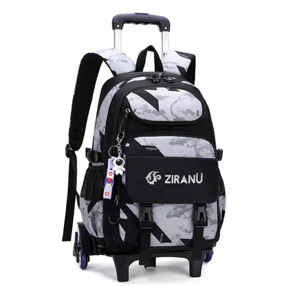 Rolling Children School Bag with Wheels For boys School Backpack Trolley Luggage Bag wheeled backpack Students Backpack