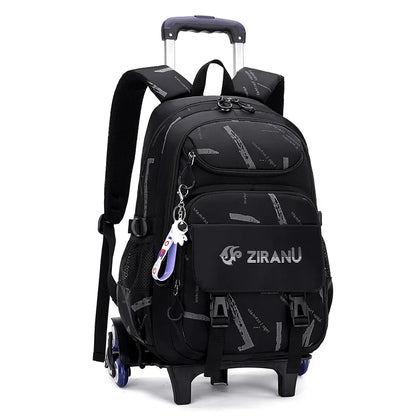 Rolling Children School Bag with Wheels For boys School Backpack Trolley Luggage Bag wheeled backpack Students Backpack