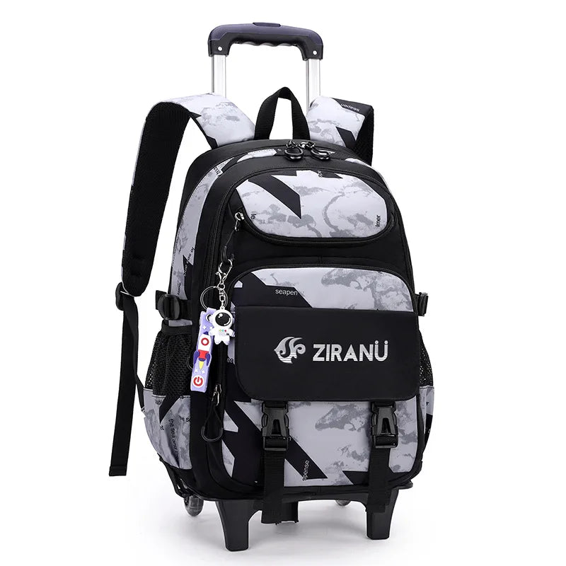 Rolling Children School Bag with Wheels For boys School Backpack Trolley Luggage Bag wheeled backpack Students Backpack