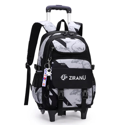 Rolling Children School Bag with Wheels For boys School Backpack Trolley Luggage Bag wheeled backpack Students Backpack