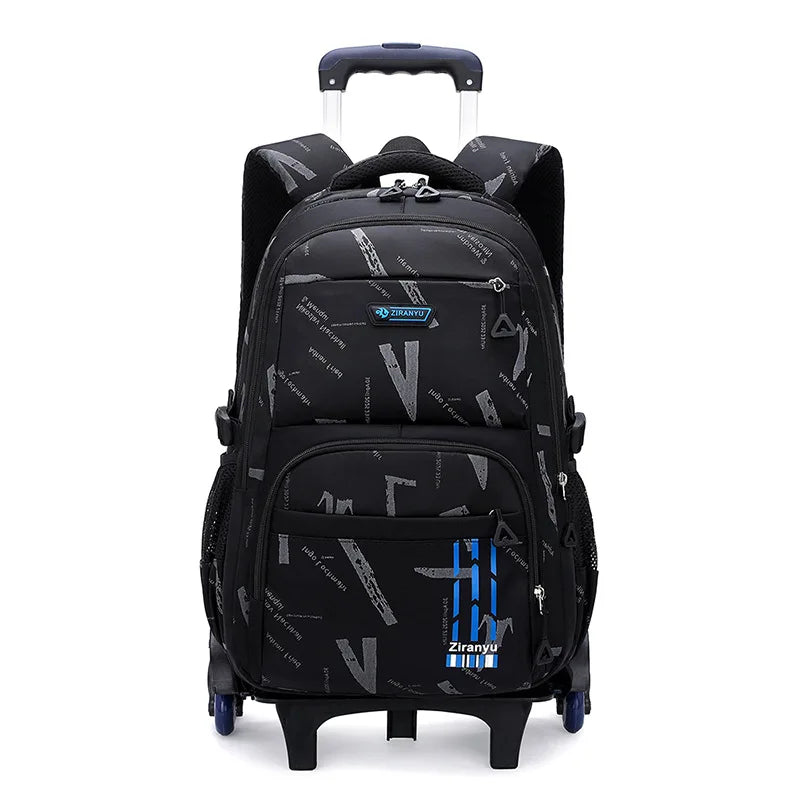 Rolling Children School Bag with Wheels For boys School Backpack Trolley Luggage Bag wheeled backpack Students Backpack