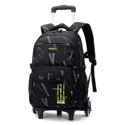 Rolling Children School Bag with Wheels For boys School Backpack Trolley Luggage Bag wheeled backpack Students Backpack