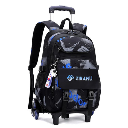 Rolling Children School Bag with Wheels For boys School Backpack Trolley Luggage Bag wheeled backpack Students Backpack