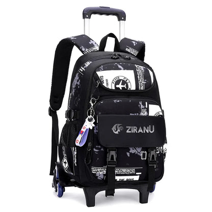 Rolling Children School Bag with Wheels For boys School Backpack Trolley Luggage Bag wheeled backpack Students Backpack