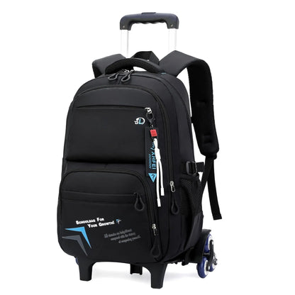 Rolling Children School Bag with Wheels For boys School Backpack Trolley Luggage Bag wheeled backpack Students Backpack