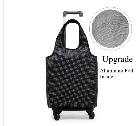 Rolling Luggage  Bag Women hand Luggage Bag Women Shopping Bag  Travel Trolley Shoulder Bag  on wheels Grocery Trolley Bag