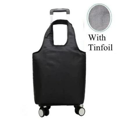Rolling Luggage  Bag Women hand Luggage Bag Women Shopping Bag  Travel Trolley Shoulder Bag  on wheels Grocery Trolley Bag