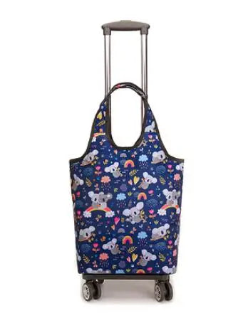 Rolling Luggage  Bag Women hand Luggage Bag Women Shopping Bag  Travel Trolley Shoulder Bag  on wheels Grocery Trolley Bag