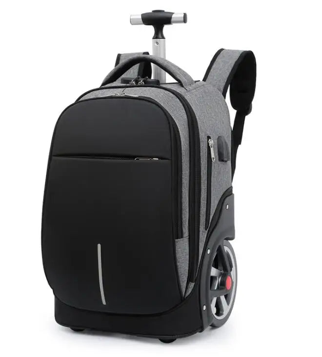 Rolling Luggage Backpack - Thumbnail 2