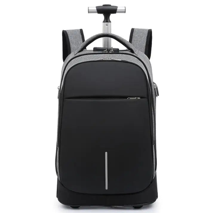 Rolling Luggage Backpack - Thumbnail 4