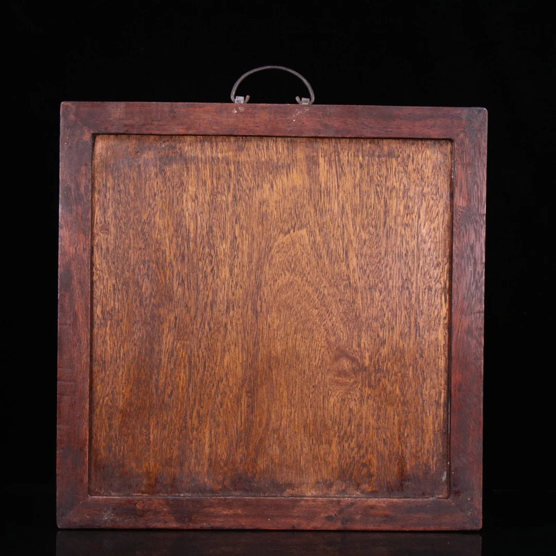 Rosewood inlaid with shells, gems and flowers blooming rich and honorable plaques.