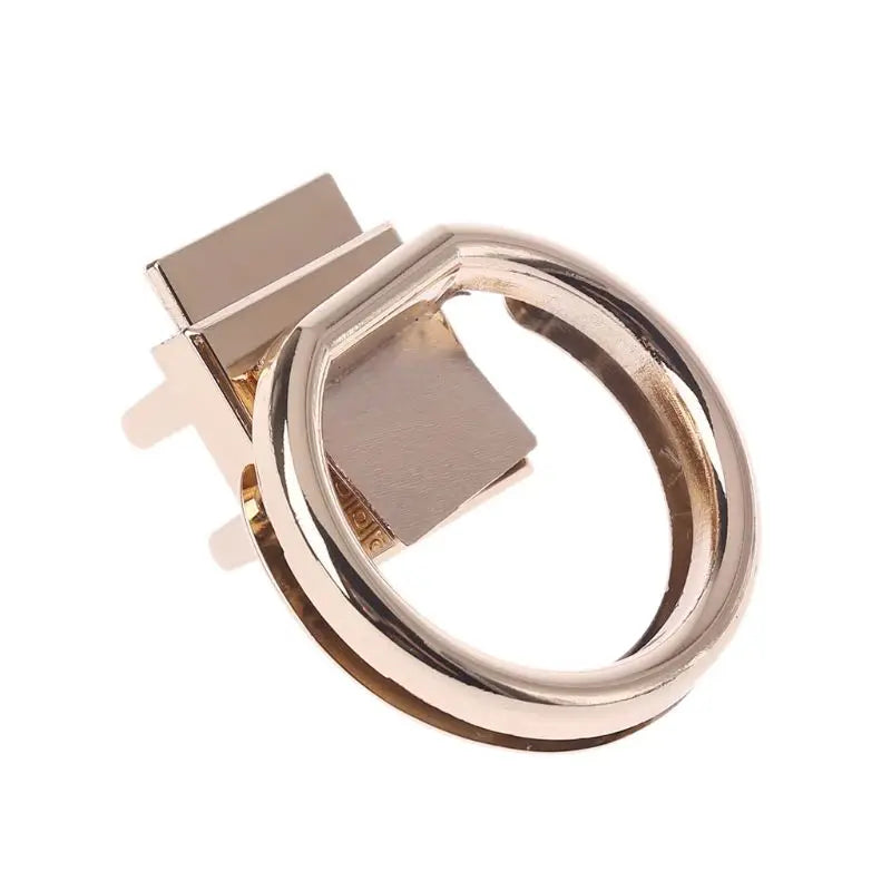 Round Metal Clasp Turn Lock Twist Lock Hardware For DIY Handbag Bag Purse