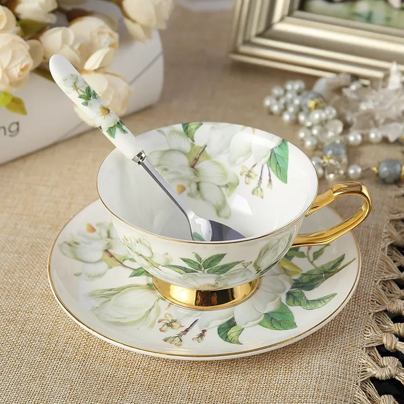 Royal Classical Bone China British Black Tea Cup Luxurious Ceramic Coffee Cups High Quality Bone Porcelain