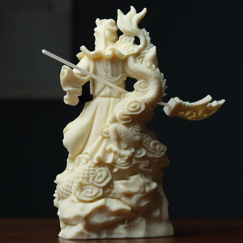 Royal Dragon Guan Gong Decorative Figures Statue Resin Art Sculpture The Chinese God of Wealth living room room feng shui statue