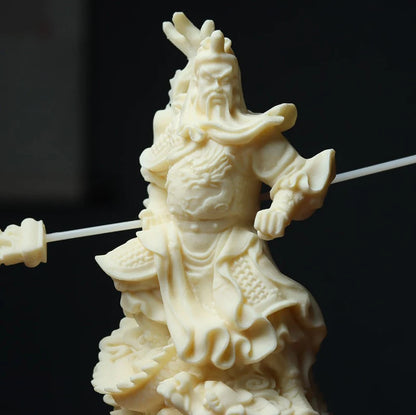 Royal Dragon Guan Gong Decorative Figures Statue Resin Art Sculpture The Chinese God of Wealth living room room feng shui statue