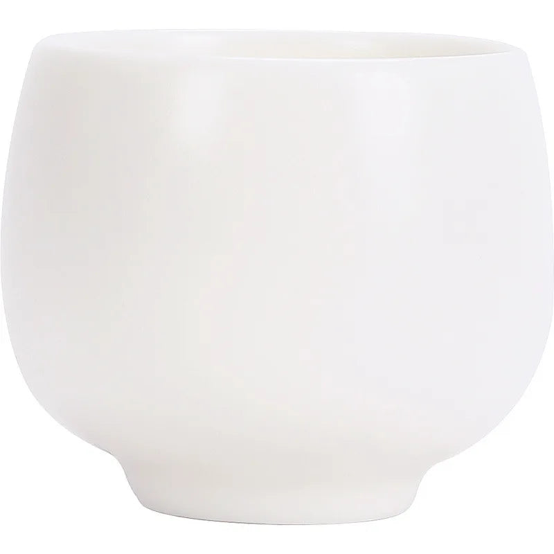 Ru Ware Natural Crack Supportable Porcelain Master Cup Single Cup Single Ivory White Tea Cup Yuru Kung Fu Tea Set Bowl Mug