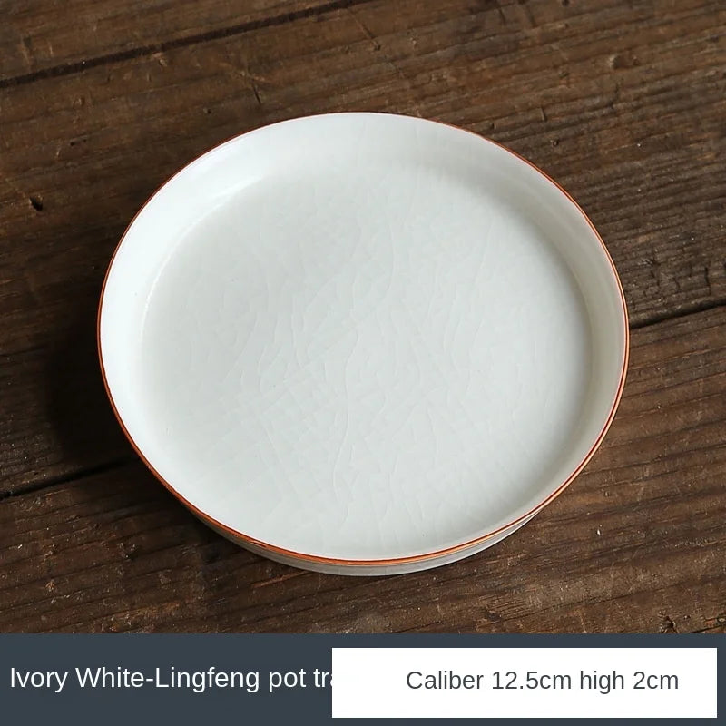 Ru Ware Sancai Gaiwan Tea Cup Large Handmade Ice Crack Ceramic Single Non-Scald Tea Making Kung Fu Teaware Chinese Gaiwan
