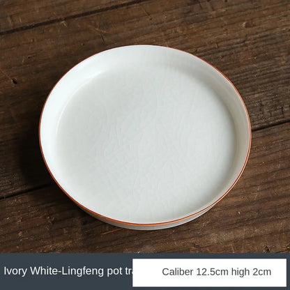 Ru Ware Sancai Gaiwan Tea Cup Large Handmade Ice Crack Ceramic Single Non-Scald Tea Making Kung Fu Teaware Chinese Gaiwan