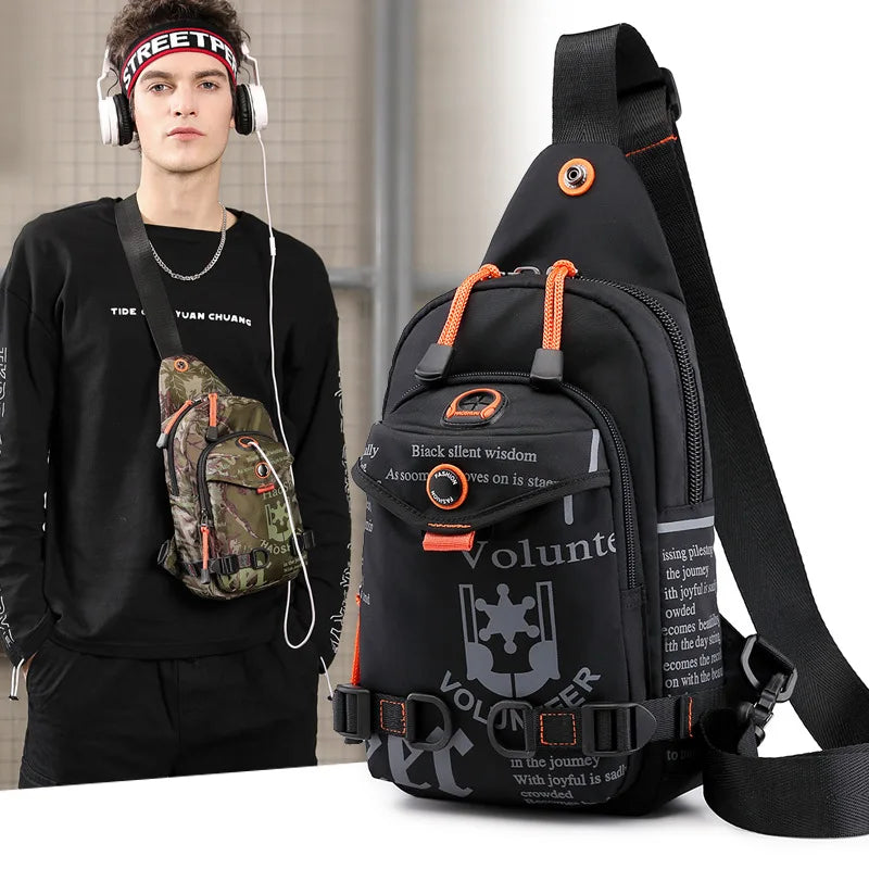 Ruil 2020 Men Shoulder Bags Personalized Camouflage Messenger Bag Waterproof Nylon Versatile Travel Casual Bags