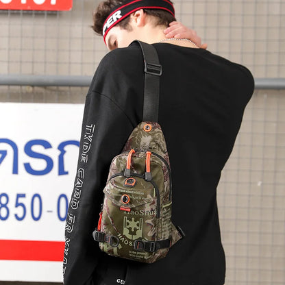 Ruil 2020 Men Shoulder Bags Personalized Camouflage Messenger Bag Waterproof Nylon Versatile Travel Casual Bags