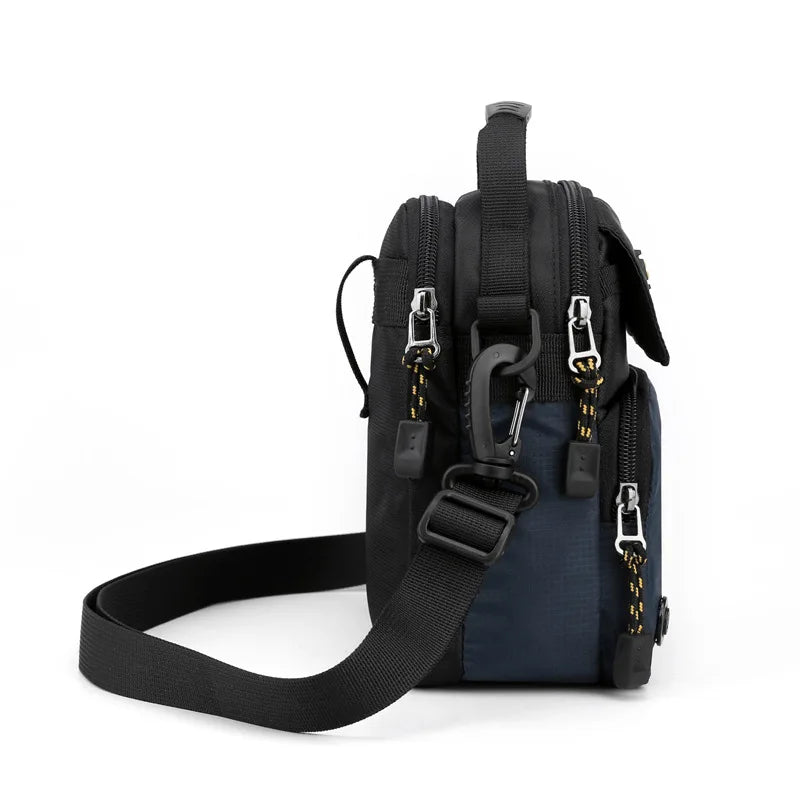 Ruil 2024 New Men Messenger Bag Messenger Shoulder Bag Men Small Shoulder Bag Work Business Waterproof Waiting Bag Wallet