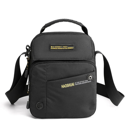 Ruil 2024 New Men Messenger Bag Messenger Shoulder Bag Men Small Shoulder Bag Work Business Waterproof Waiting Bag Wallet