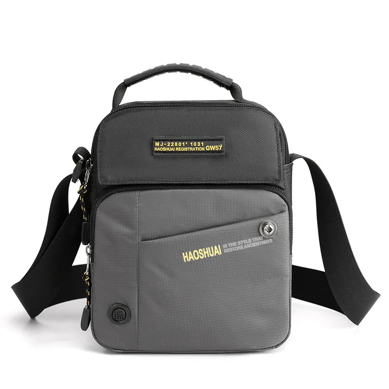 Ruil 2024 New Men Messenger Bag Messenger Shoulder Bag Men Small Shoulder Bag Work Business Waterproof Waiting Bag Wallet