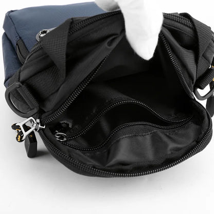 Ruil 2024 New Men Messenger Bag Messenger Shoulder Bag Men Small Shoulder Bag Work Business Waterproof Waiting Bag Wallet