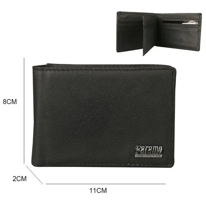 Ruil 2024 New Men Wallet Top Quality England Retro Style Handmade Goat Skin Zipper Handbag Coin Purse Waist Bag