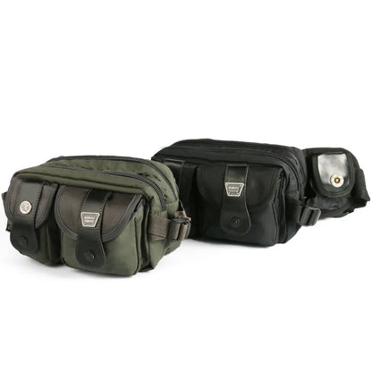 Ruil Belt bag Multifunction Men Messenger Waist Bags Wear Resistant Oxford Cloth Casual Travel Toolkit Handbags