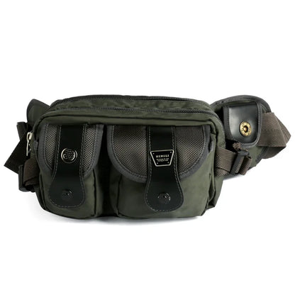Ruil Belt bag Multifunction Men Messenger Waist Bags Wear Resistant Oxford Cloth Casual Travel Toolkit Handbags