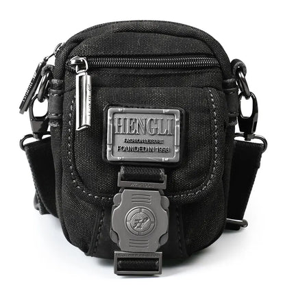 Ruil Canvas Shoulder Small Bag Men Leisure Wear Resistant Cross Messenger Bags Fashion Crossbody Bag