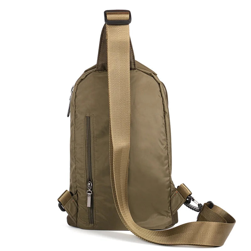 Ruil Fashion Trend Waterproof Oxford Cloth Man Bags Top Quality Chest Pack Vintage Crossbody Shoulder Bagchest bag