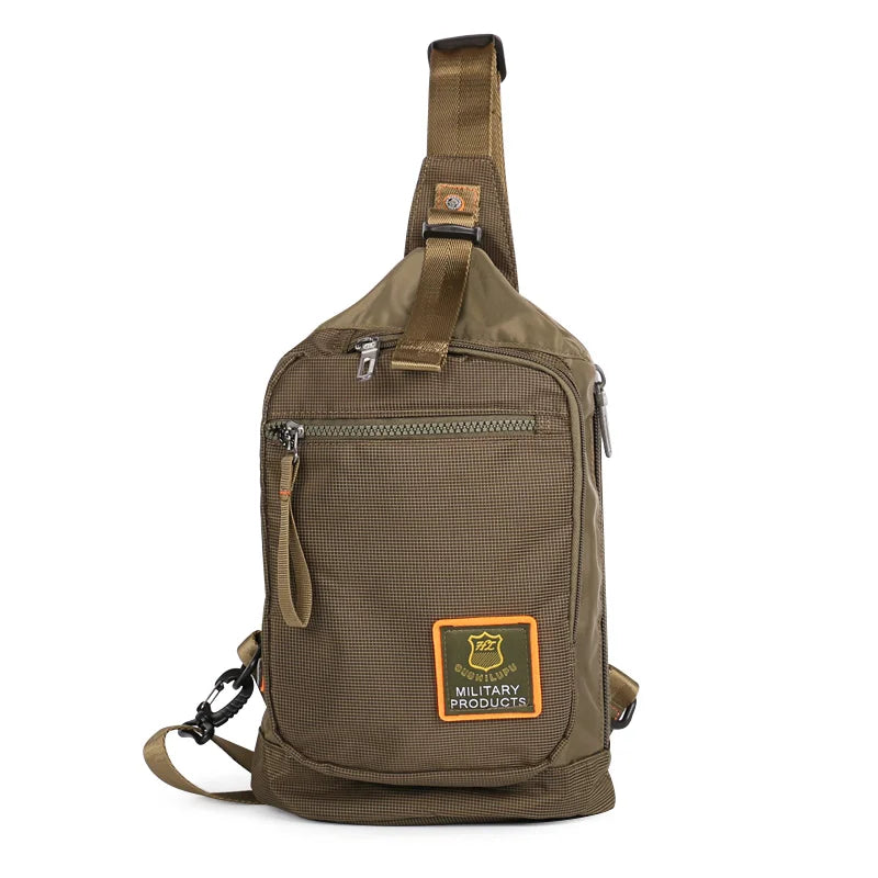 Ruil Fashion Trend Waterproof Oxford Cloth Man Bags Top Quality Chest Pack Vintage Crossbody Shoulder Bagchest bag