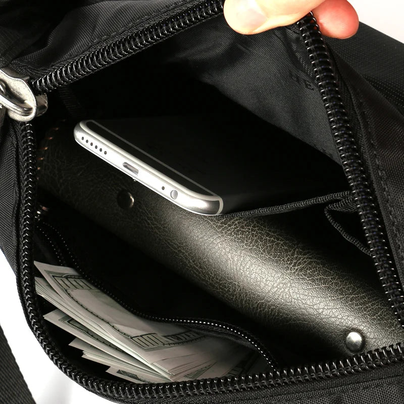 Ruil Fashion Trend Waterproof Oxford Cloth Man Bags Top Quality Chest Pack Vintage Crossbody Shoulder Bagchest bag
