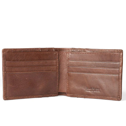 Ruil Luxury retro casual 100% Ruil authentic genuine leather men's short wallet coin purse Card ID Holders